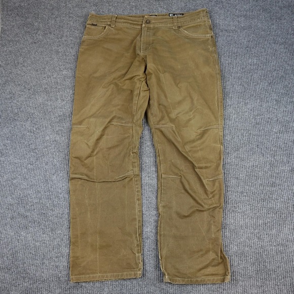 Kuhl Other - Kuhl Rydr Pants Mens 40x32 Brown Canvas Vintage Patina Dye Workwear Outdoor